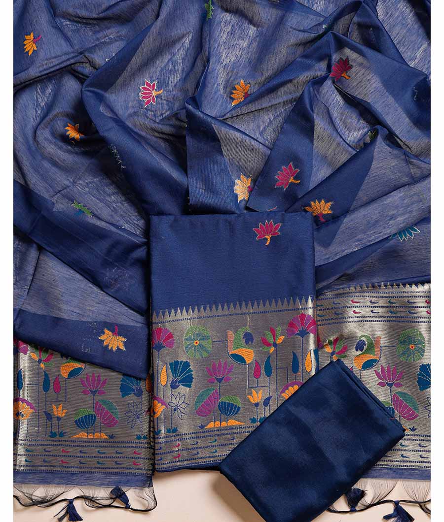 MUGA SILK PAITHANI SUIT SET
