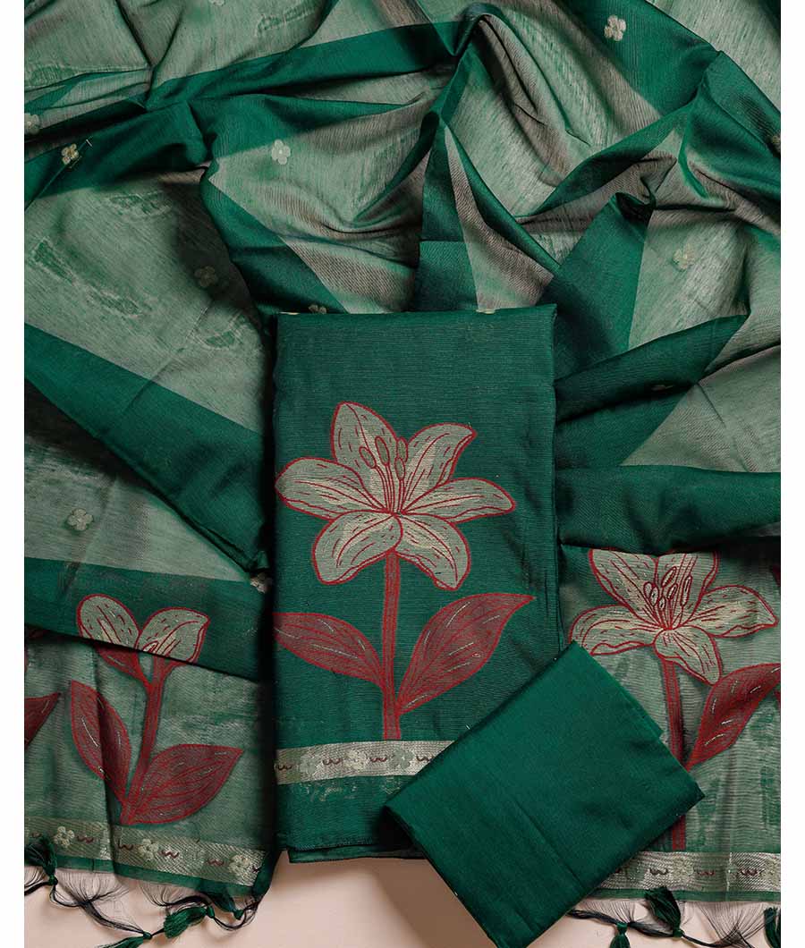 MUGA SILK PAITHANI SUIT SET