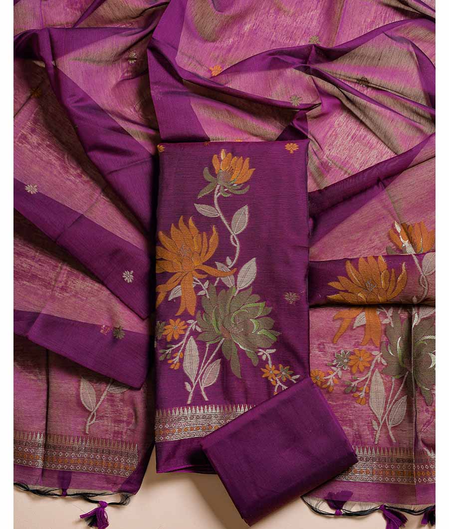 MUGA SILK PAITHANI SUIT SET
