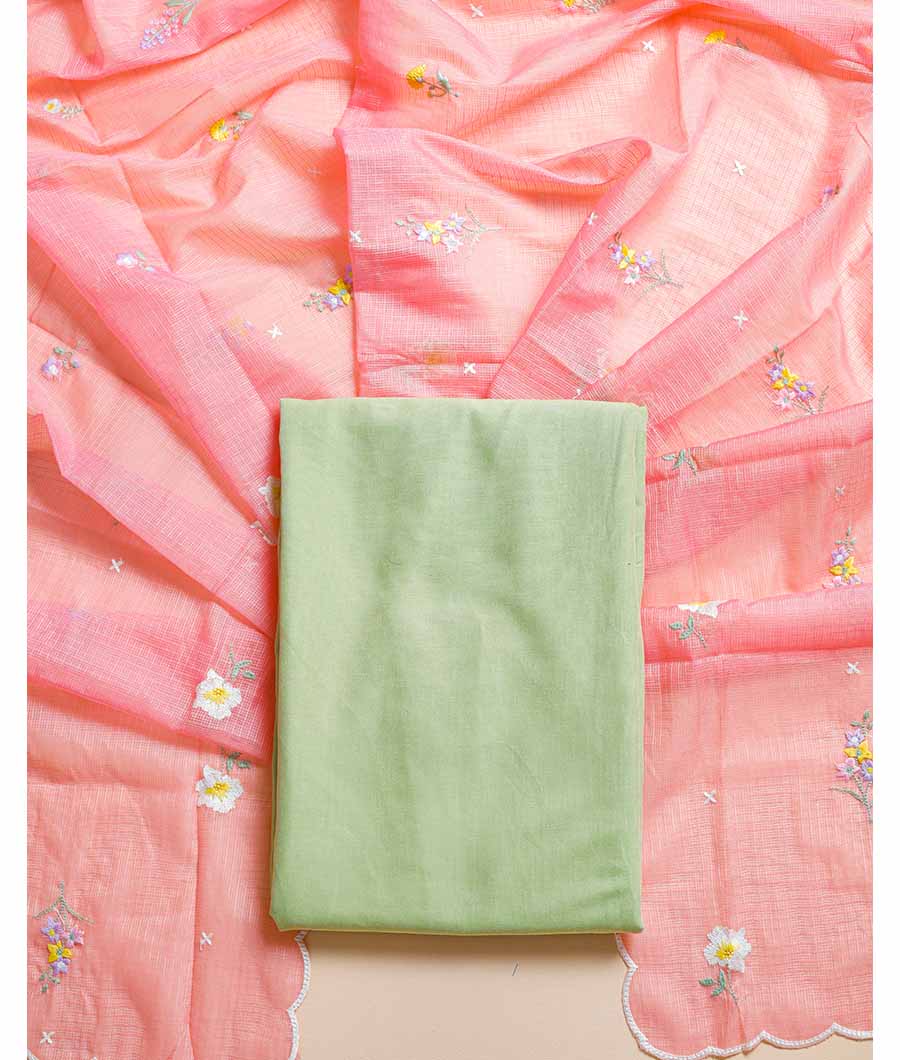 MUL CHANDERI SUIT SET