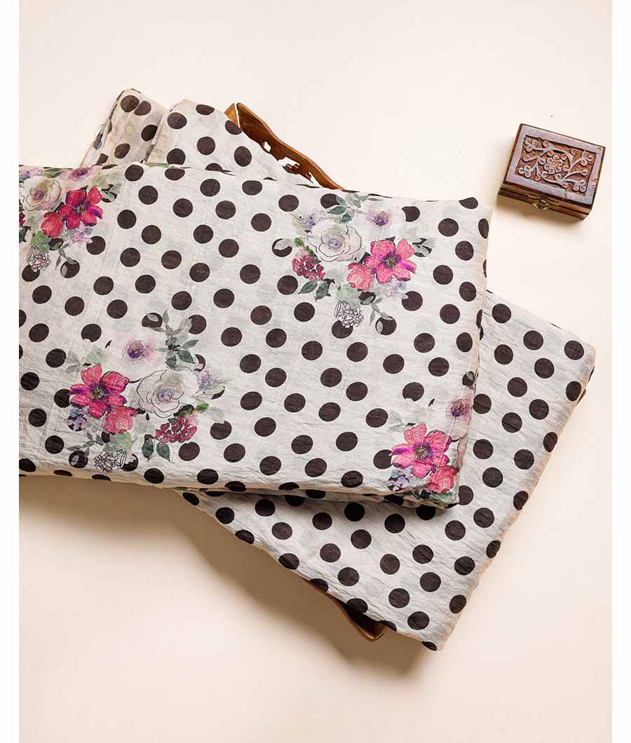 MOGRA CHANDERI FABRIC