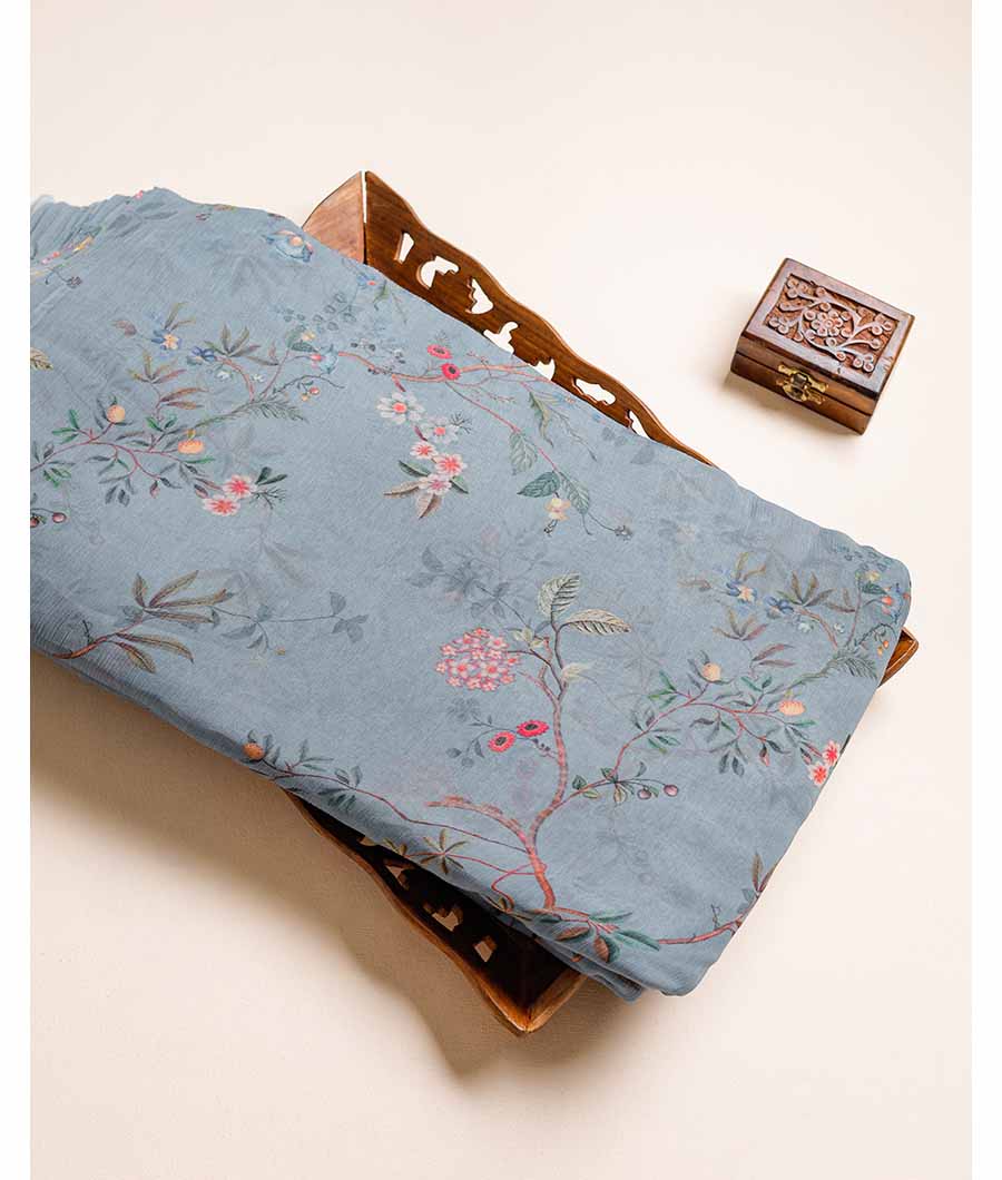 PURE CHIFFON PRINTED FABRIC