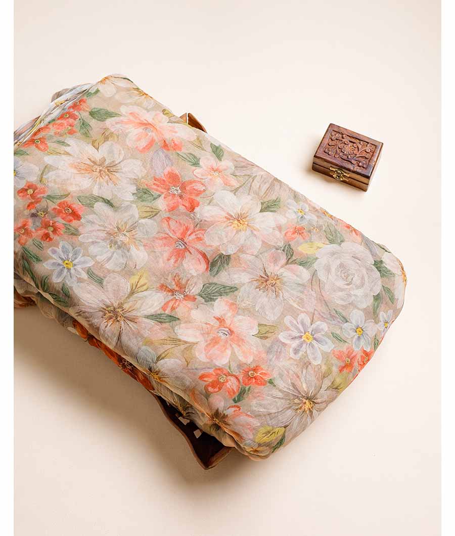 PURE CHIFFON PRINTED FABRIC
