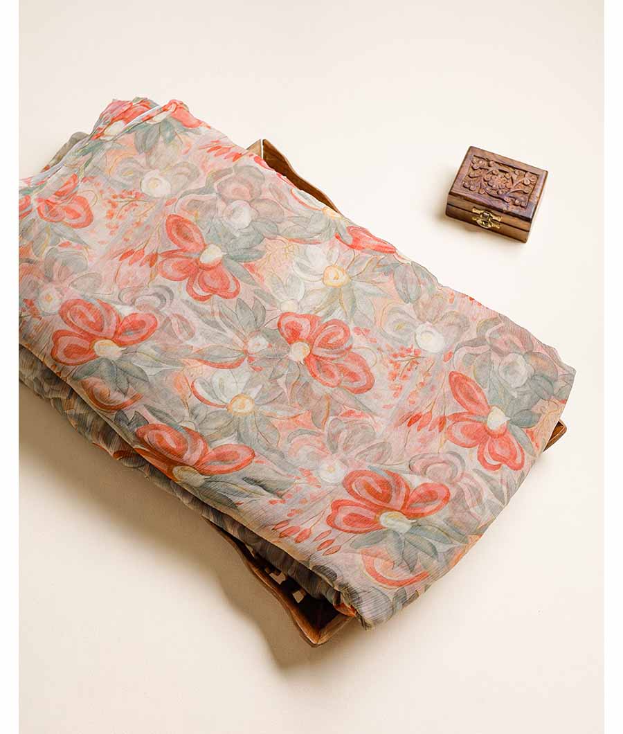 PURE CHIFFON PRINTED FABRIC
