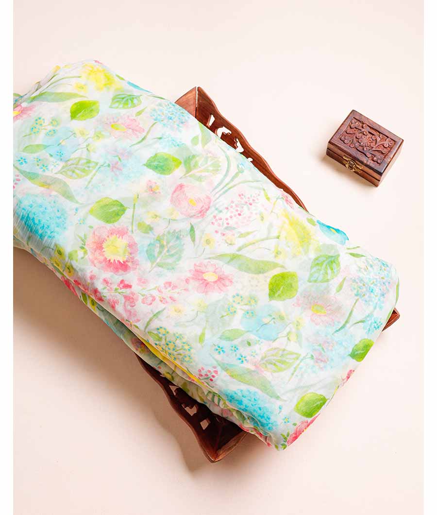 PURE CHIFFON PRINTED FABRIC