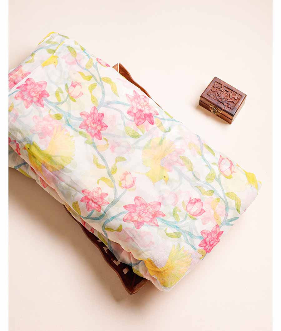 PURE CHIFFON PRINTED FABRIC