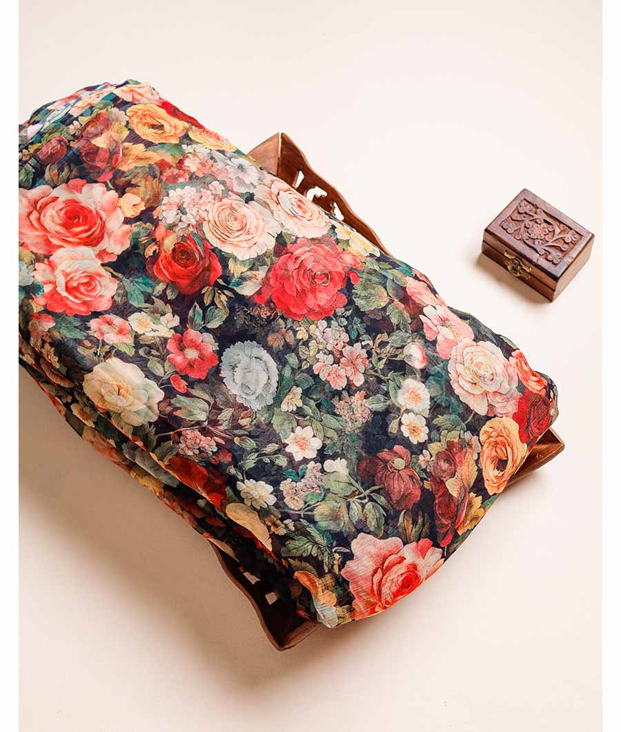 PURE CHIFFON PRINTED FABRIC