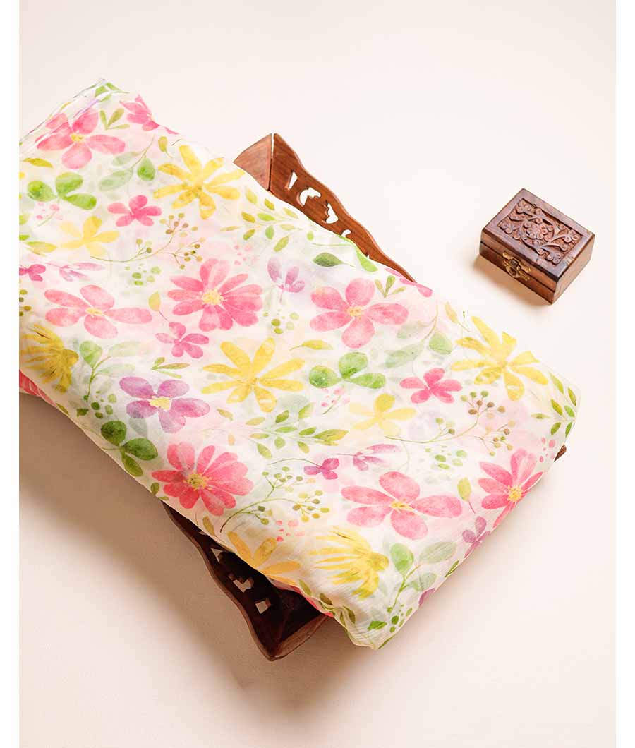 PURE CHIFFON PRINTED FABRIC