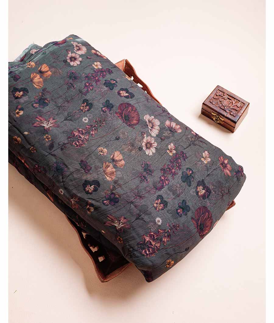 PURE CHIFFON PRINTED FABRIC