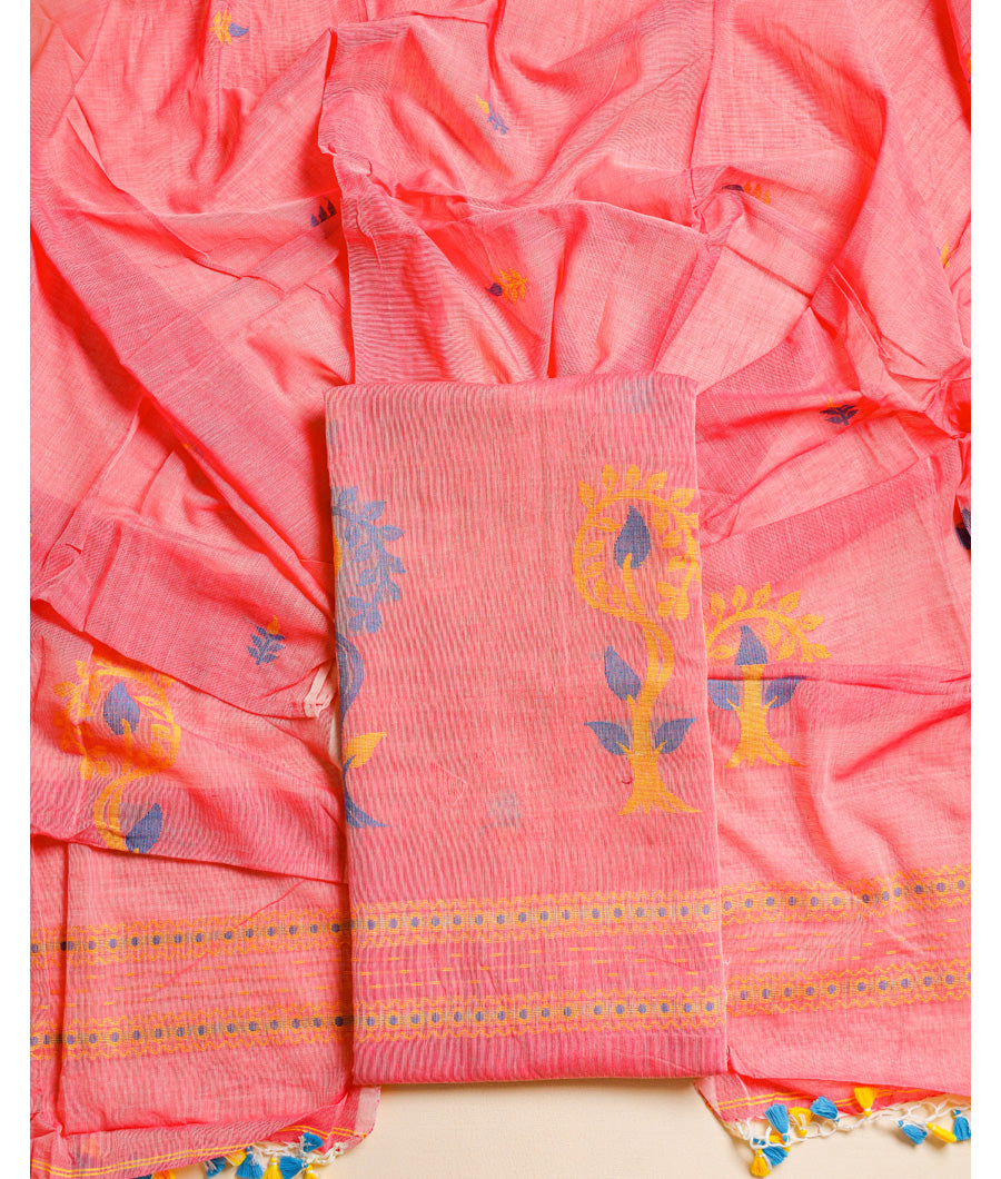 PURE BENGAL COTTON HANDLOOM SUIT SET