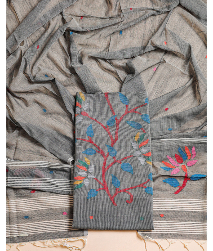 PURE BENGAL COTTON HANDLOOM SUIT SET