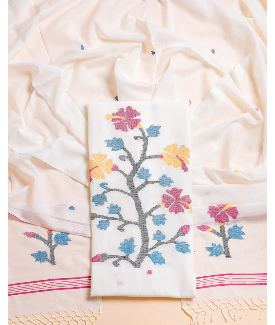 PURE BENGAL COTTON HANDLOOM SUIT SET