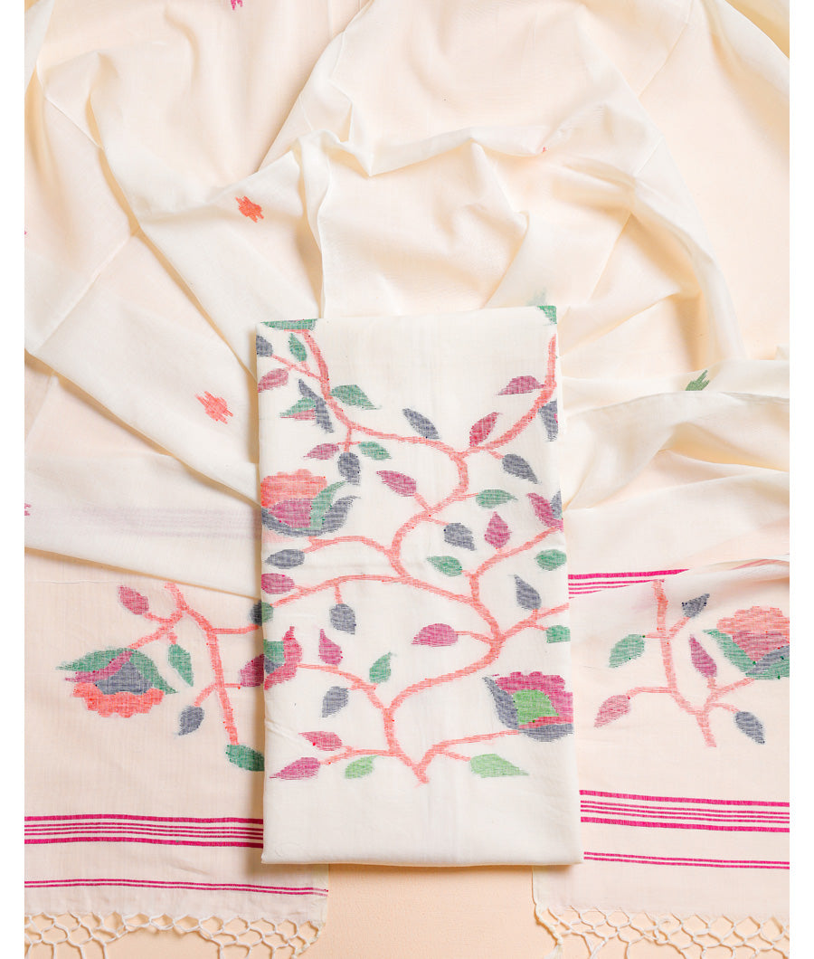 PURE BENGAL COTTON HANDLOOM SUIT SET