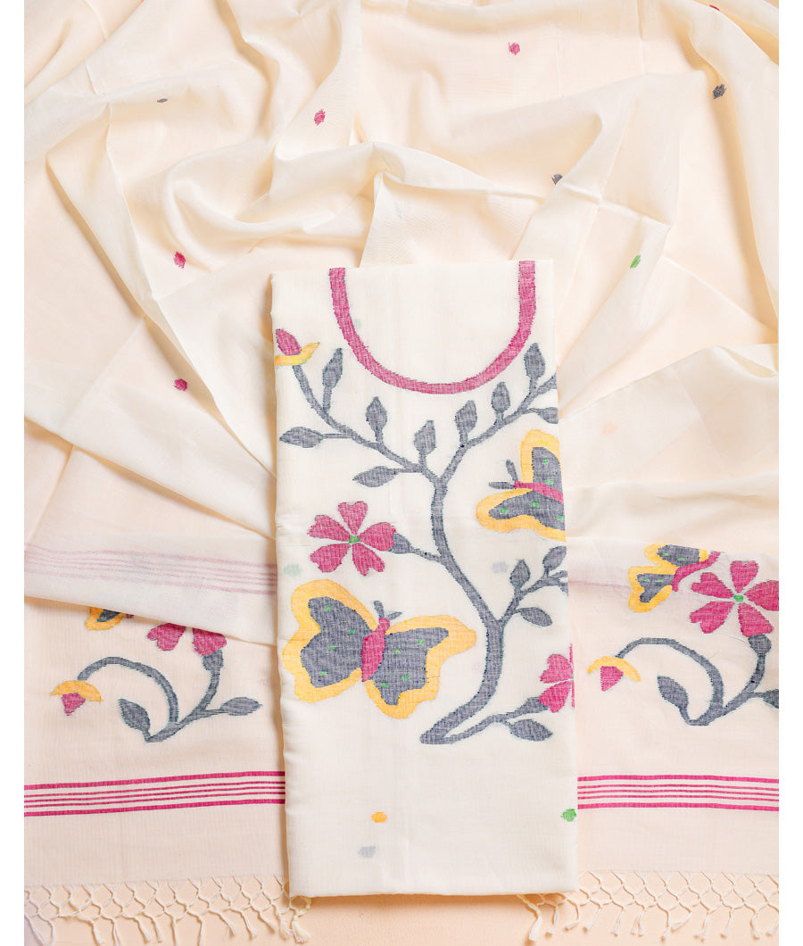 PURE BENGAL COTTON HANDLOOM SUIT SET