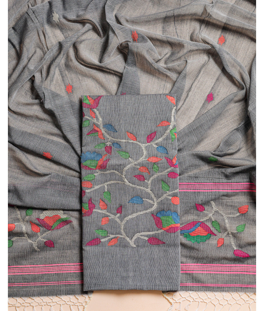 PURE BENGAL COTTON HANDLOOM SUIT SET