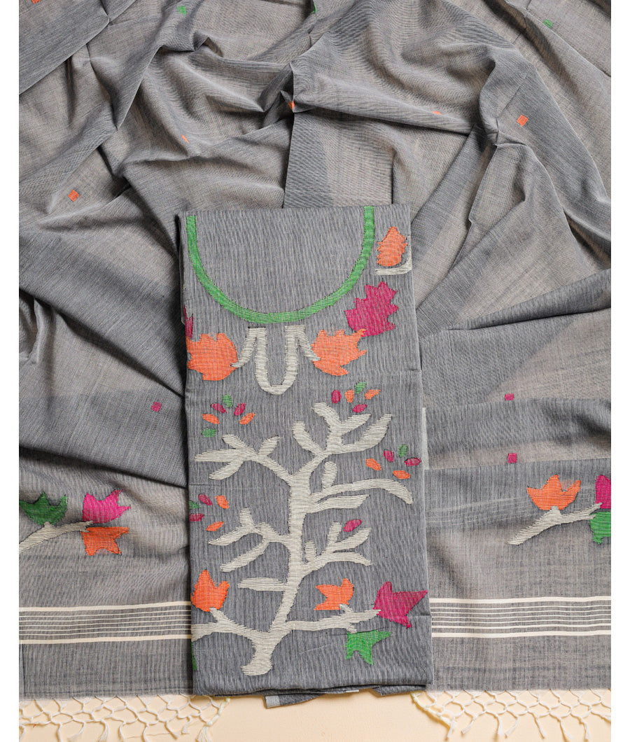 PURE BENGAL COTTON HANDLOOM SUIT SET