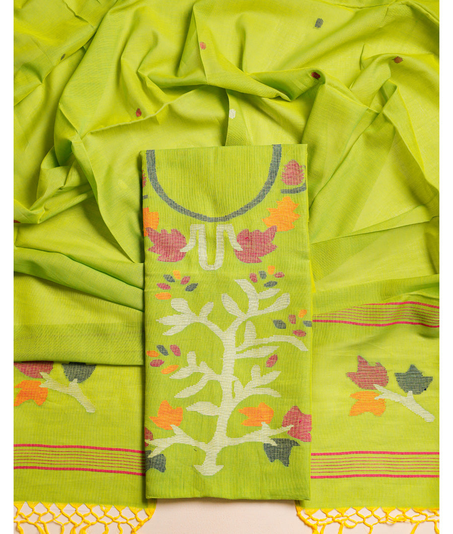 PURE BENGAL COTTON HANDLOOM SUIT SET
