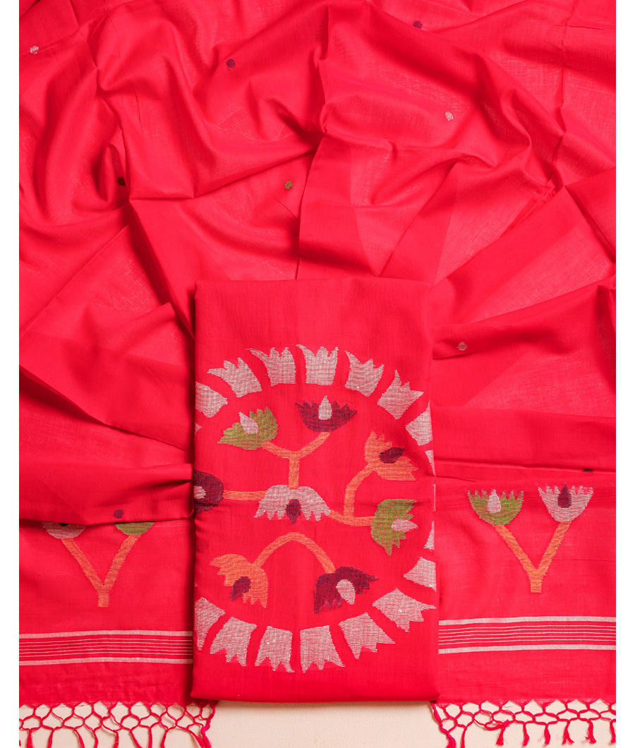 PURE BENGAL COTTON HANDLOOM SUIT SET