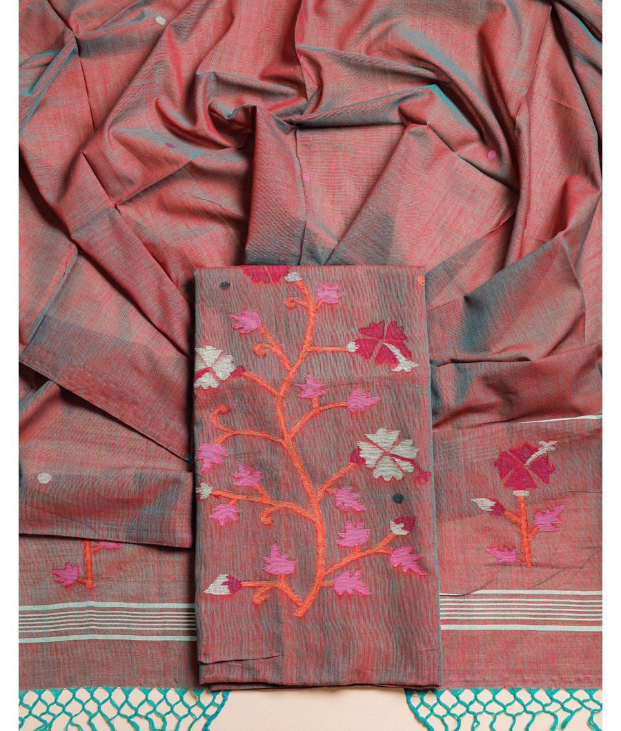 PURE BENGAL COTTON HANDLOOM SUIT SET