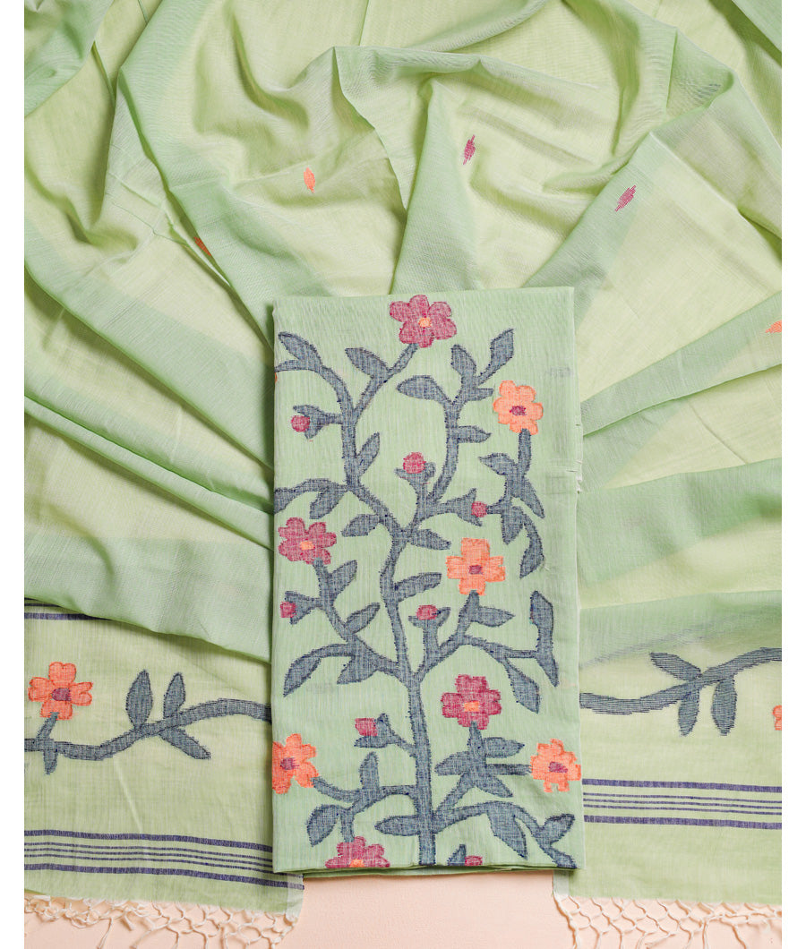 PURE BENGAL COTTON HANDLOOM SUIT SET