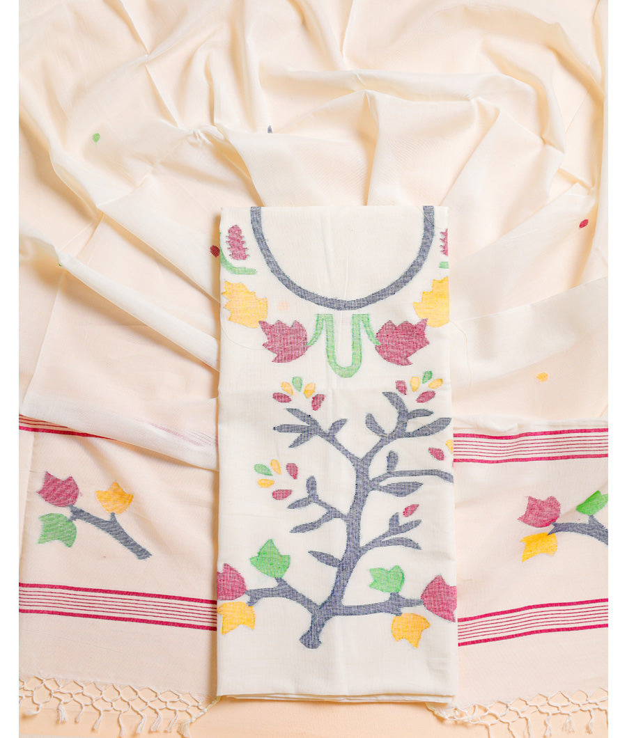 PURE BENGAL COTTON HANDLOOM SUIT SET