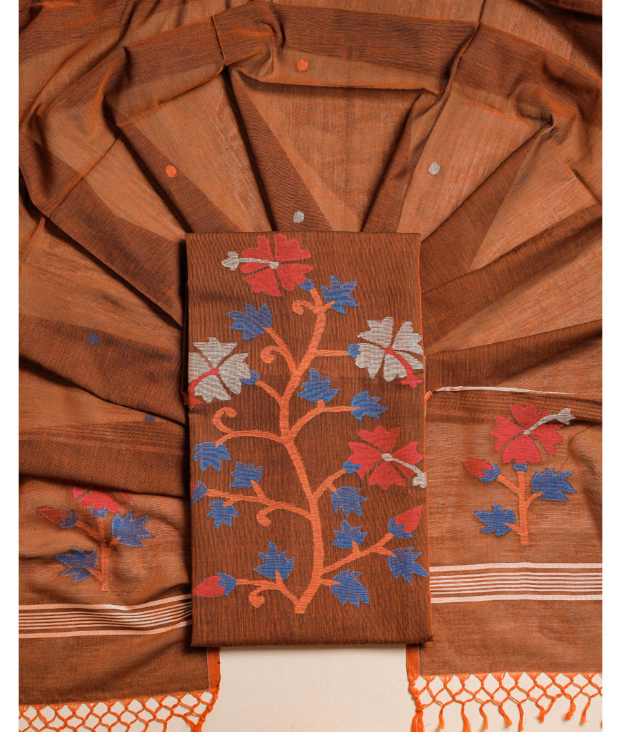 PURE BENGAL COTTON HANDLOOM SUIT SET