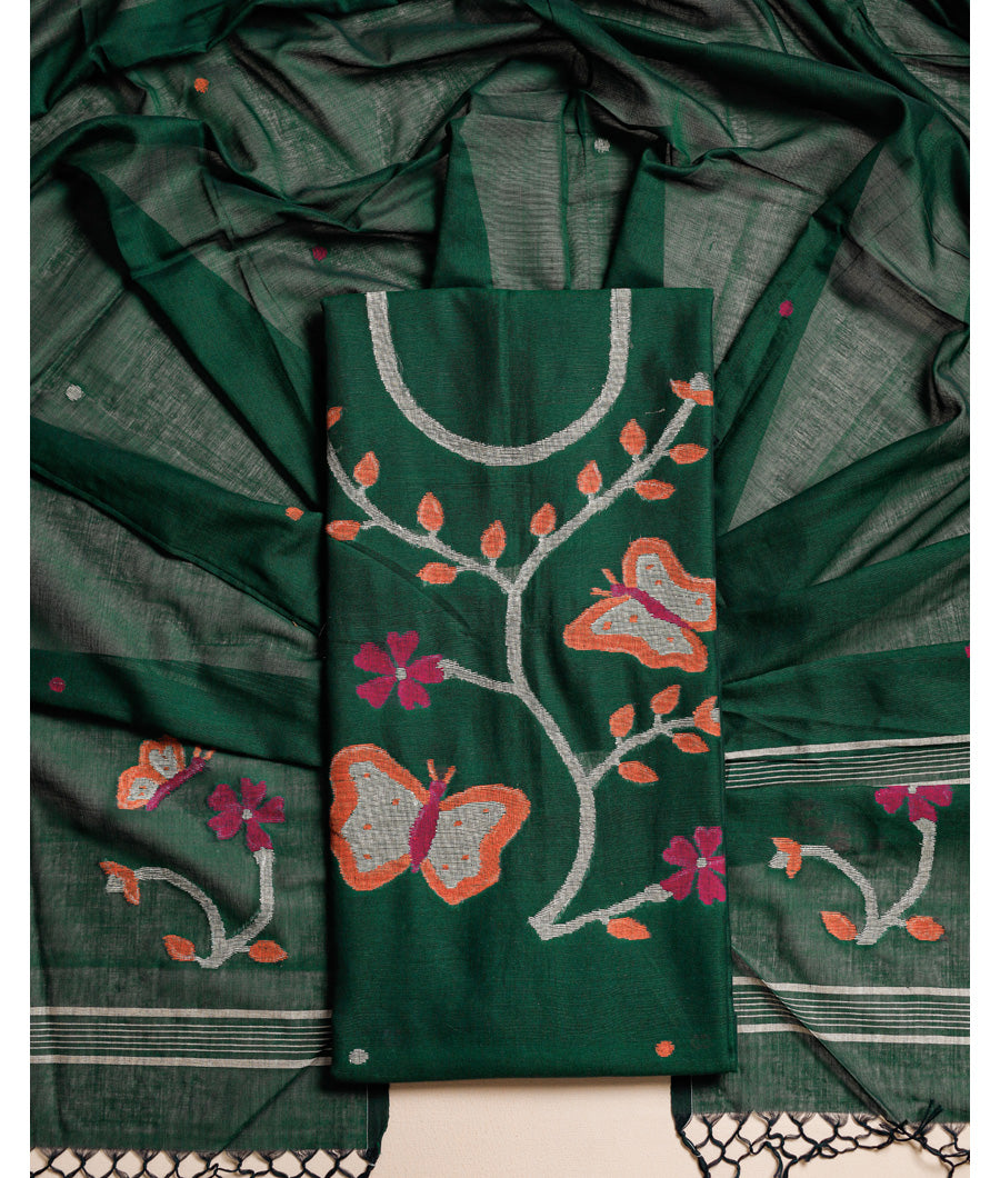 PURE BENGAL COTTON HANDLOOM SUIT SET