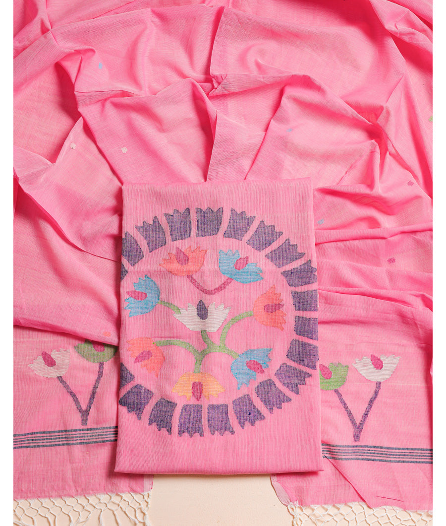PURE BENGAL COTTON HANDLOOM SUIT SET