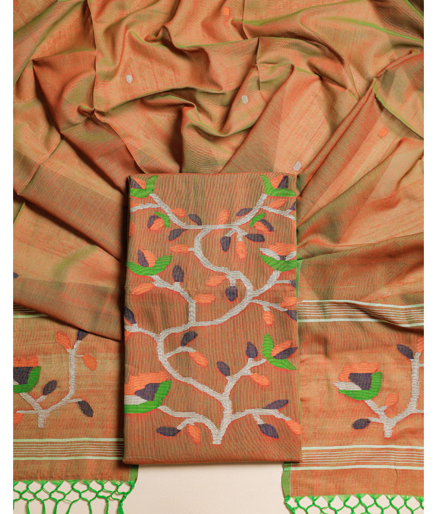 PURE BENGAL COTTON HANDLOOM SUIT SET