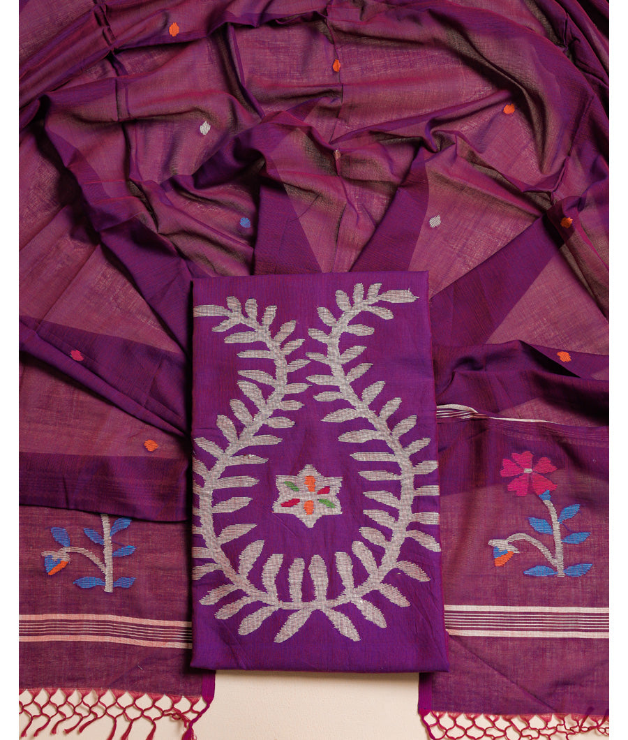 PURE BENGAL COTTON HANDLOOM SUIT SET