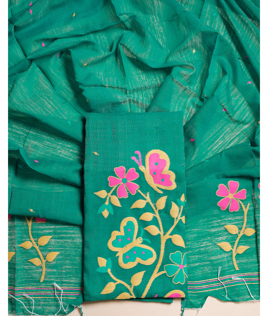 PURE BENGAL COTTON HANDLOOM SUIT SET