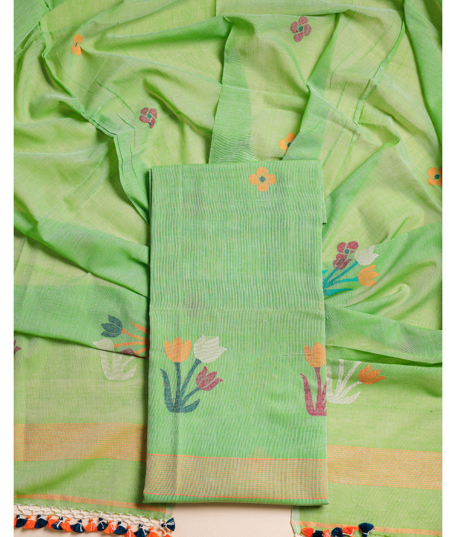 PURE BENGAL COTTON HANDLOOM SUIT SET