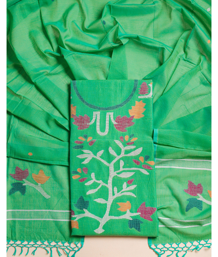 PURE BENGAL COTTON HANDLOOM SUIT SET