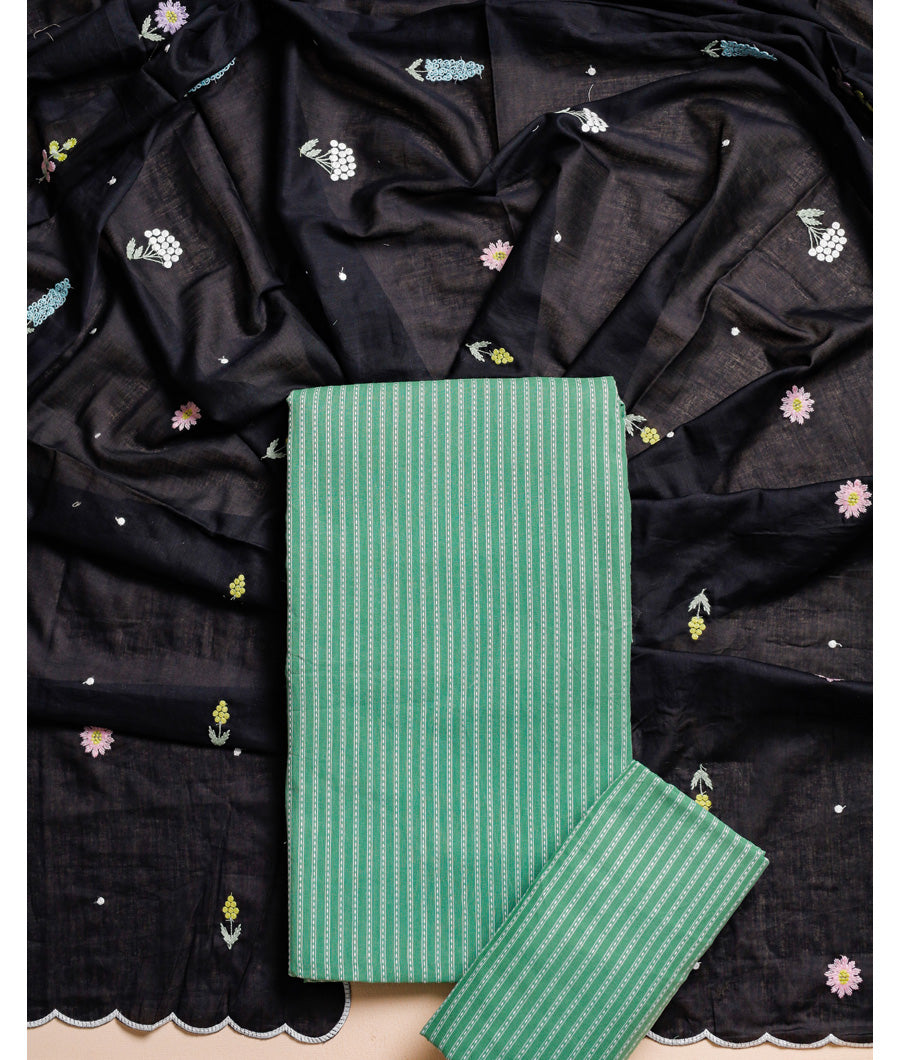 PURE COTTON 3 PIECE SUIT SET