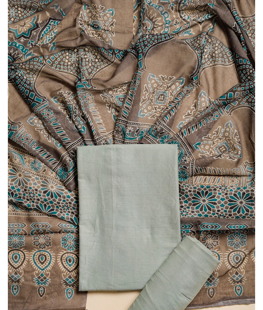 COTTON MUL AJRAKH SUIT SET