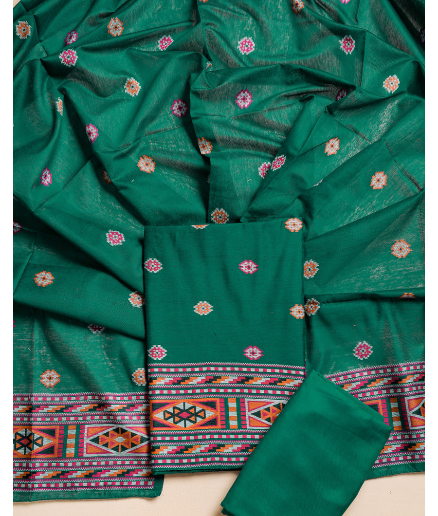 MUGA SILK WOVEN SUIT SET