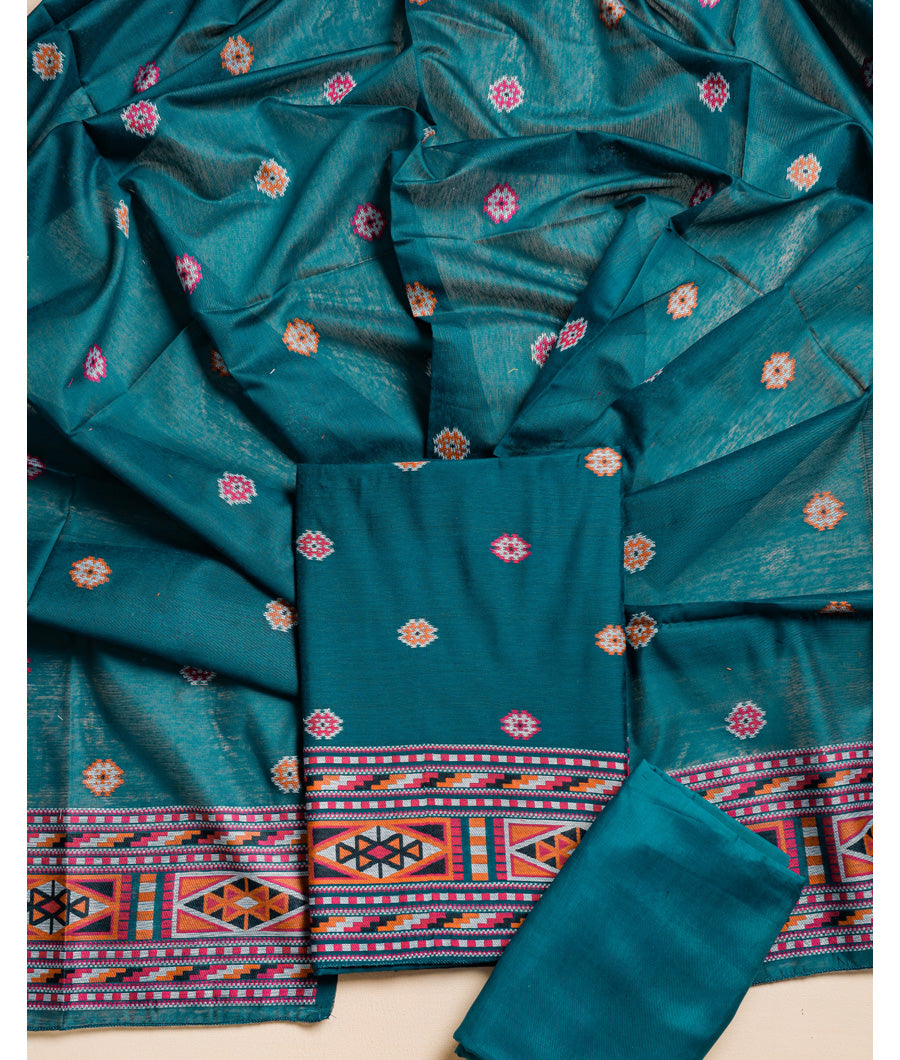 MUGA SILK WOVEN SUIT SET