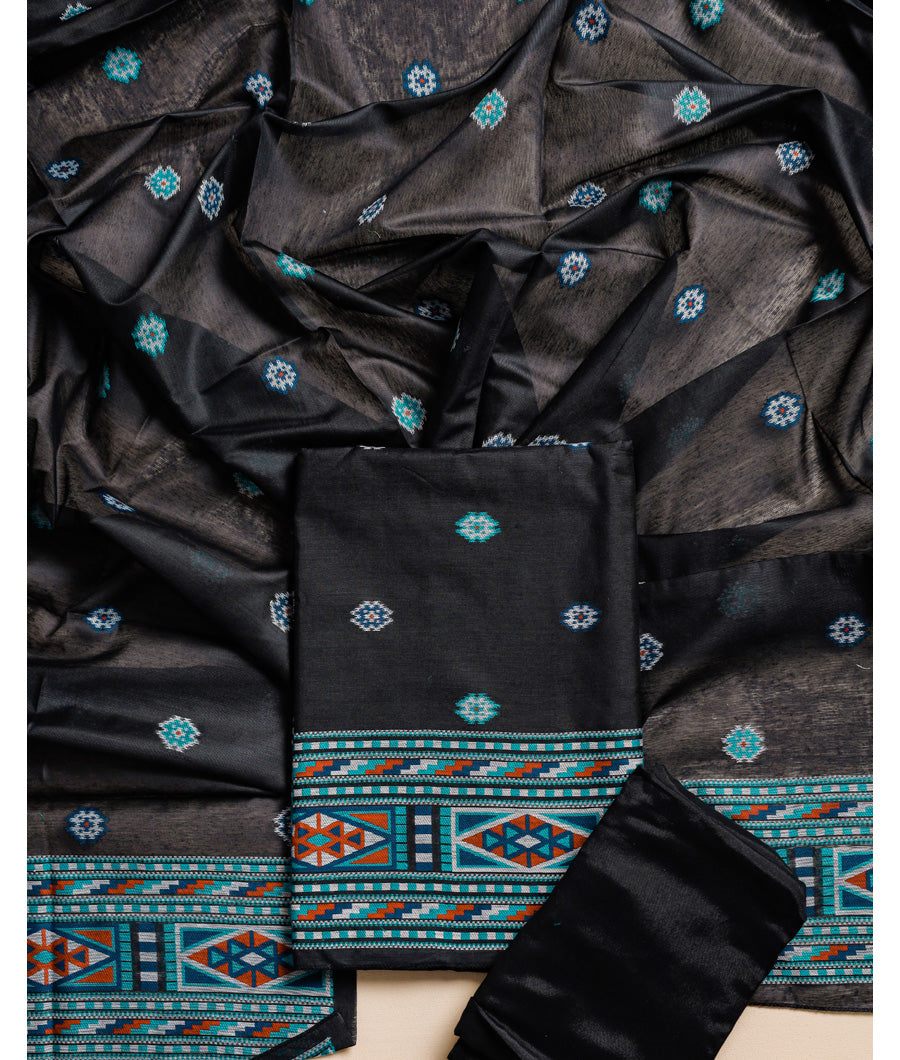 MUGA SILK WOVEN SUIT SET