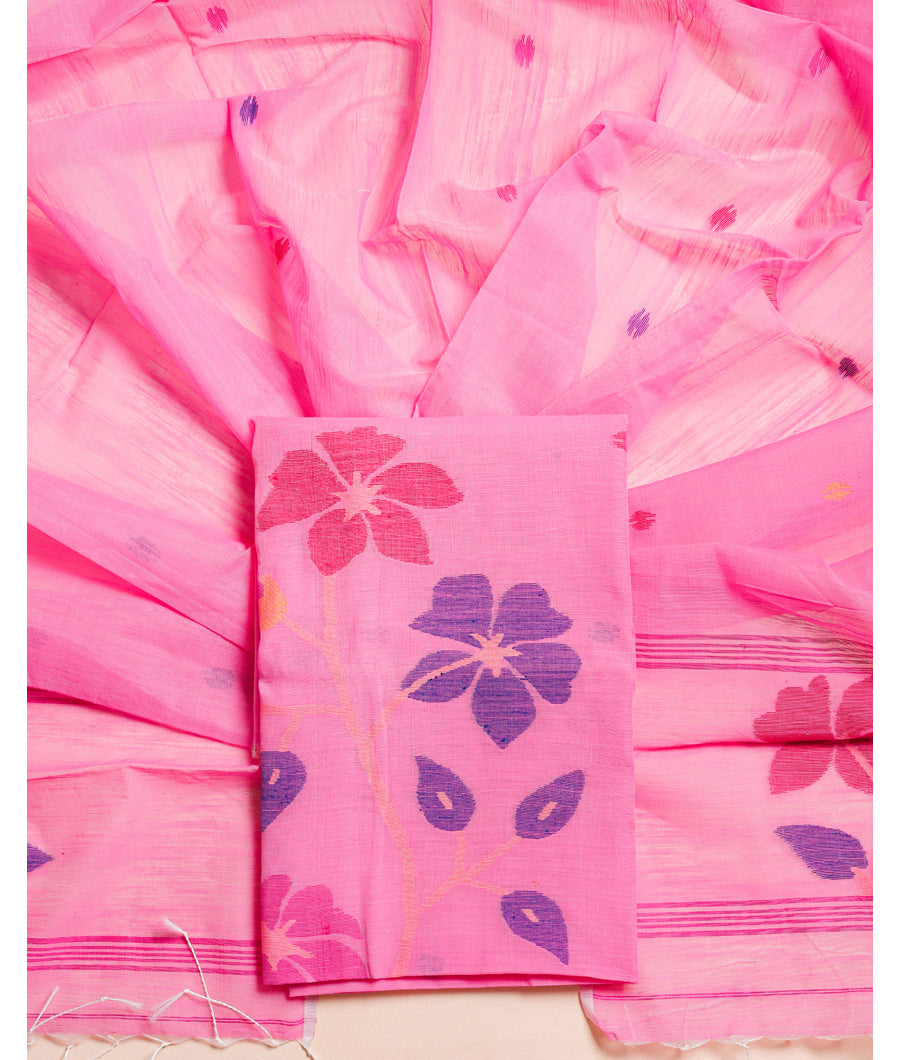 PURE COTTON JAMDHANI SUIT SET