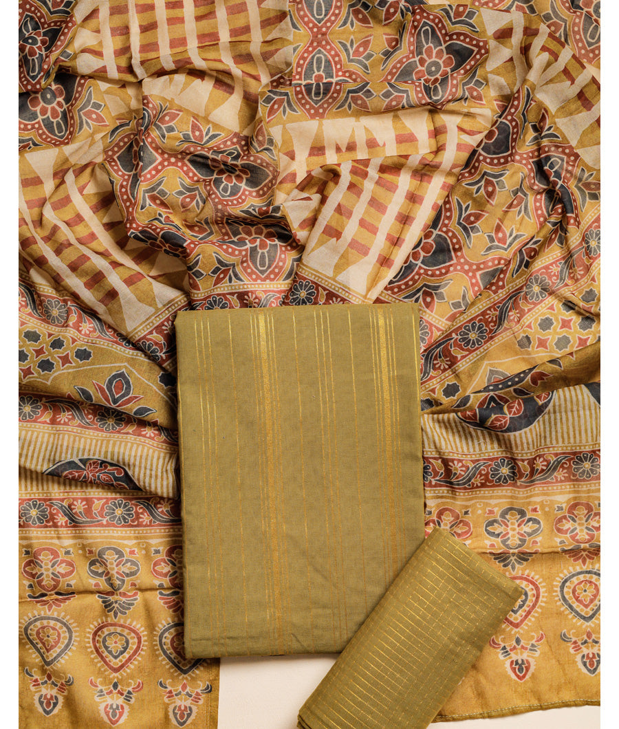 PURE COTTON LUREX WOVEN SUIT SET