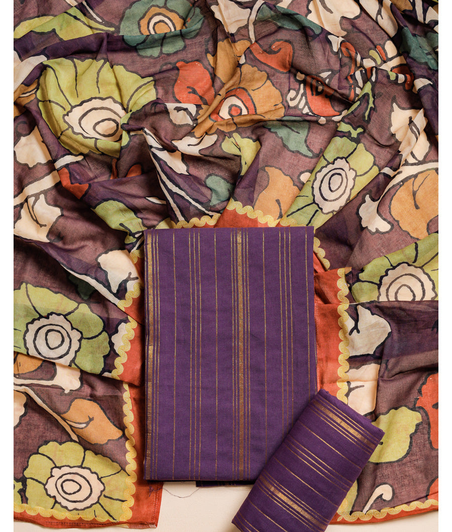 PURE COTTON LUREX WOVEN SUIT SET