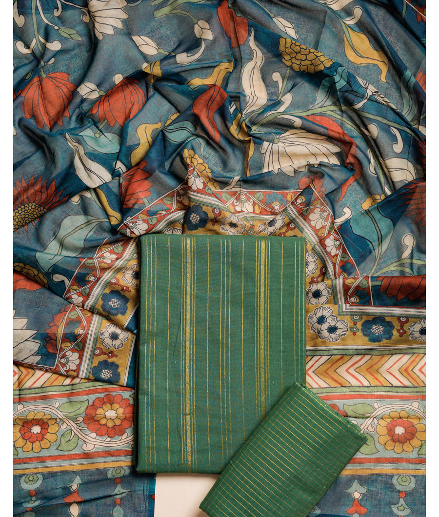 PURE COTTON LUREX WOVEN SUIT SET