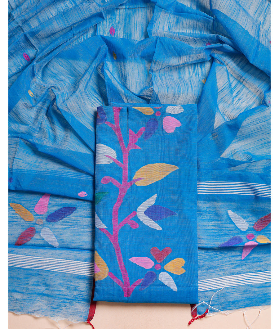 PURE COTTON JAMDHANI SUIT SET