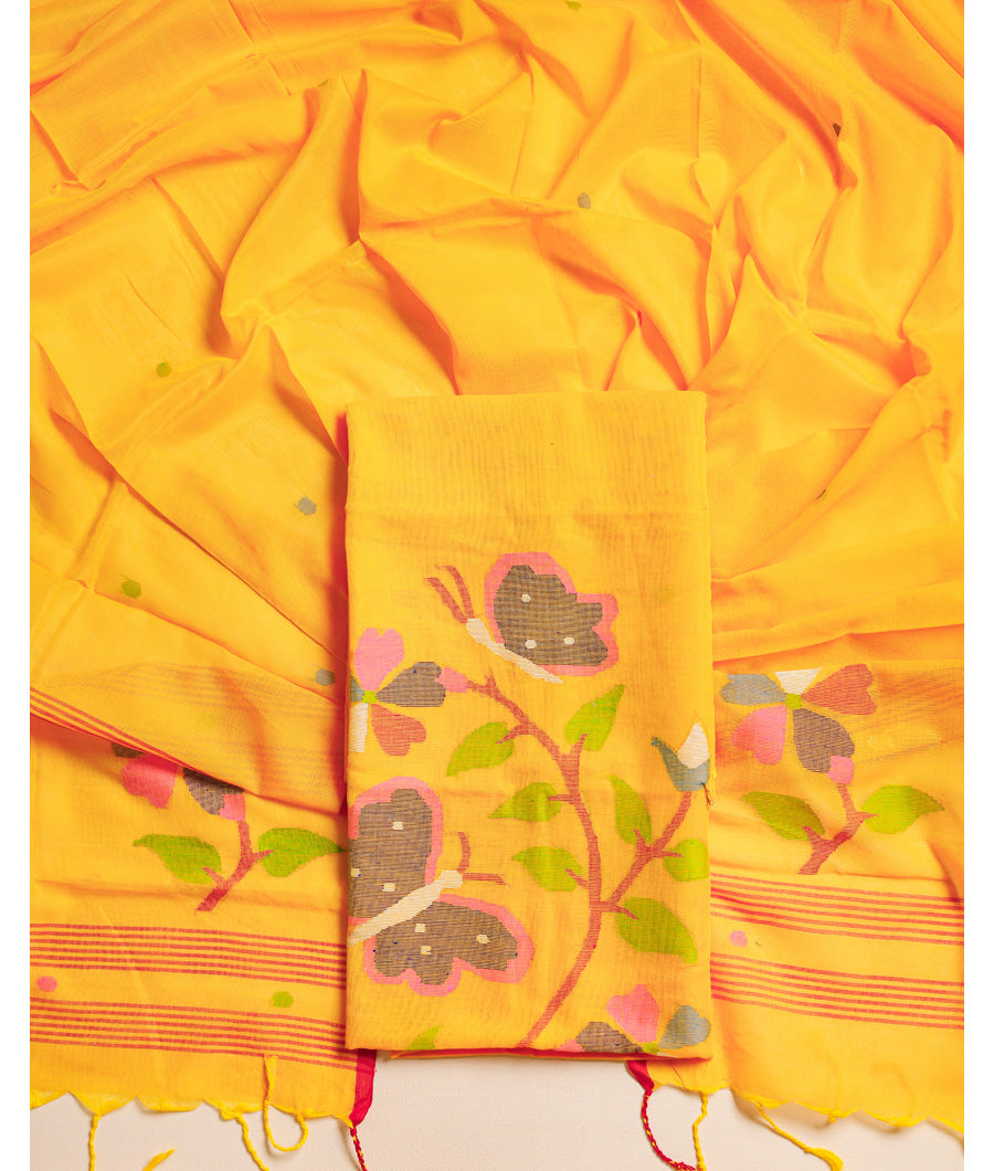 PURE COTTON JAMDHANI SUIT SET
