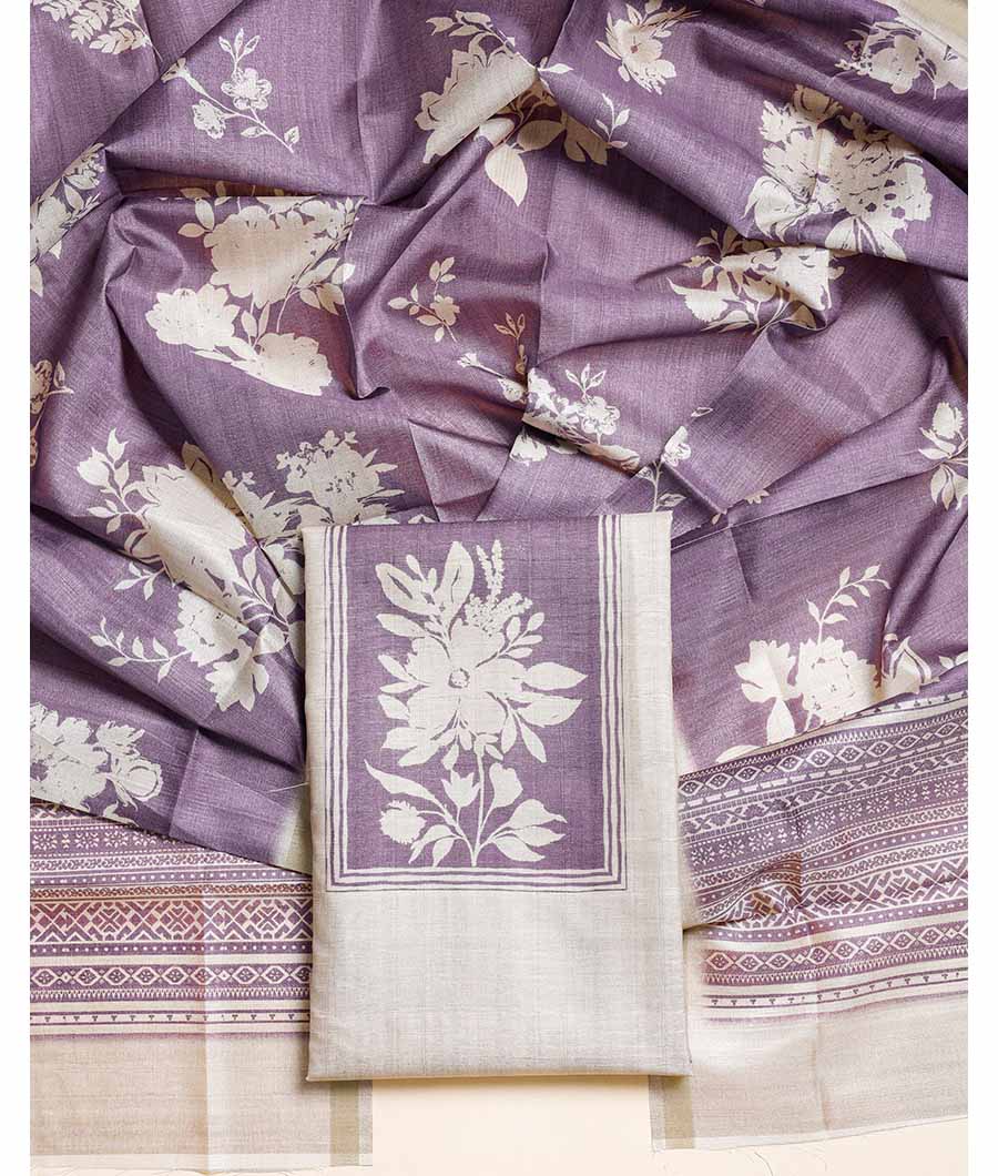 CHANDERI SUIT SET