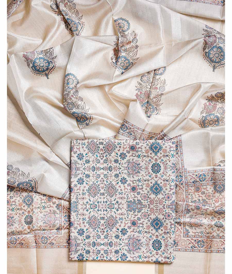 CHANDERI SUIT SET