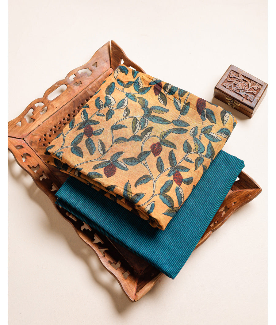 KALAMKARI DOLA SILK MIX & MATCH