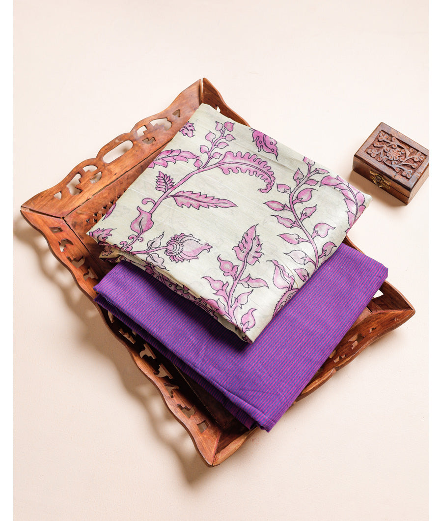 KALAMKARI DOLA SILK MIX & MATCH