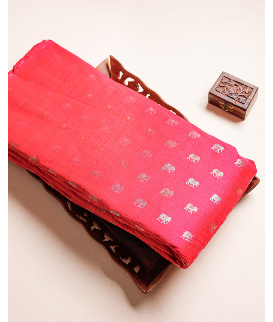 DUPION SILK BROCADE FABRIC