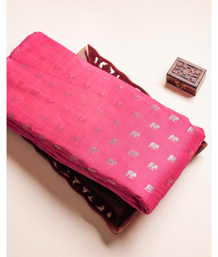 DUPION SILK BROCADE FABRIC